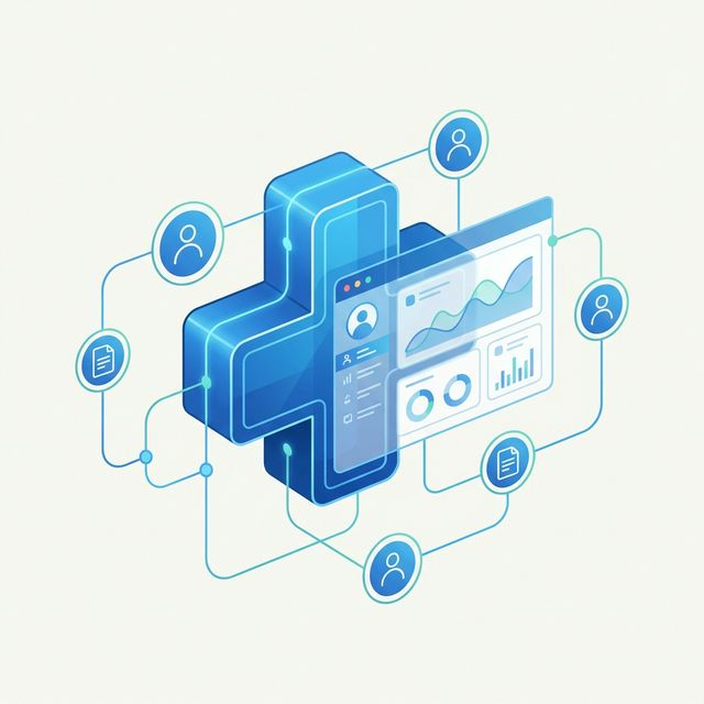 Hospital Management Illustration